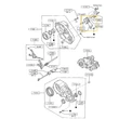 Kép 5/5 - 1F2417645A Ford Ranger Osztómű 4WD - Első Hajtás Kapcsoló - Actuator - Motor