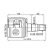 Kép 3/3 - Mitsubishi Pajero Sport Belső Féltengelycsukló 3815A183-2