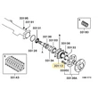 Kép 6/10 - K86W - 1998-2009 - ABS-es Modell - MB393419 Mitsubishi Pajero Sport Hátsó Féltengely Csapágyház