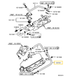 Kép 2/2 - Mitsubishi Pajero Fém Vízcső MD132760-1