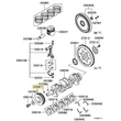 Kép 3/3 - ME204075 Mitsubishi Pajero Ékszíjtárcsa (3.2 DI-D 4M41, 2000–2006)