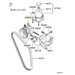 Kép 5/7 - MR267504 Mitsubishi L400 Szervószivattyú PA5 PB5 PC5 PD5 2.5TD 1994-2006-4