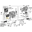 Kép 1/4 - 87107-0K170 Toyota Hilux Fűtőradiátor GGN KUN LAN TGN 2015-től