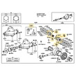 Kép 1/2 - 41039-34070 Toyota Dyna Hátsó Differenciálmű Bolygókerék Napkerék Szett 2001-2015