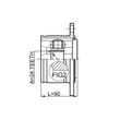 Kép 6/6 - Toyota Hilux Belső Féltengelycsukló 43403-35020-5