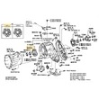 Kép 5/5 - GUN - 2015-2024 - 90311-43008 Toyota Hilux Terepváltó Első Fedél Szimering