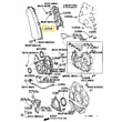 Kép 4/4 - 11332-30040 Toyota Dyna Vezérműfedél Külső 2.5 D-4D - 3.0 D-4D 2001-2016-3