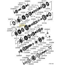 ME581681 Mitsubishi L200 Szinkrongyűrű K74T 1. Fokozat 1996-2007