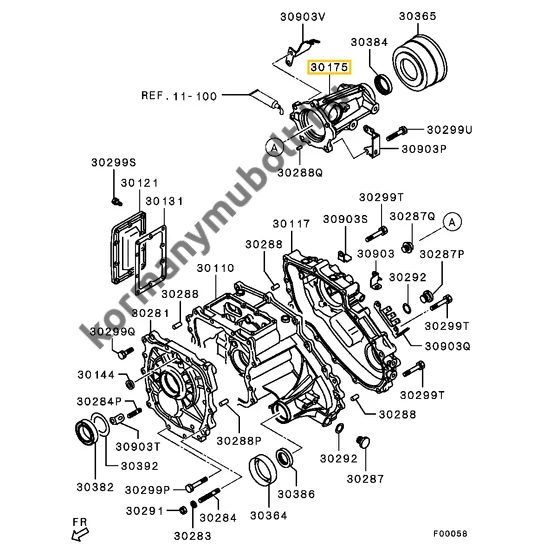 Eredeti Mitsubishi alkatrész
